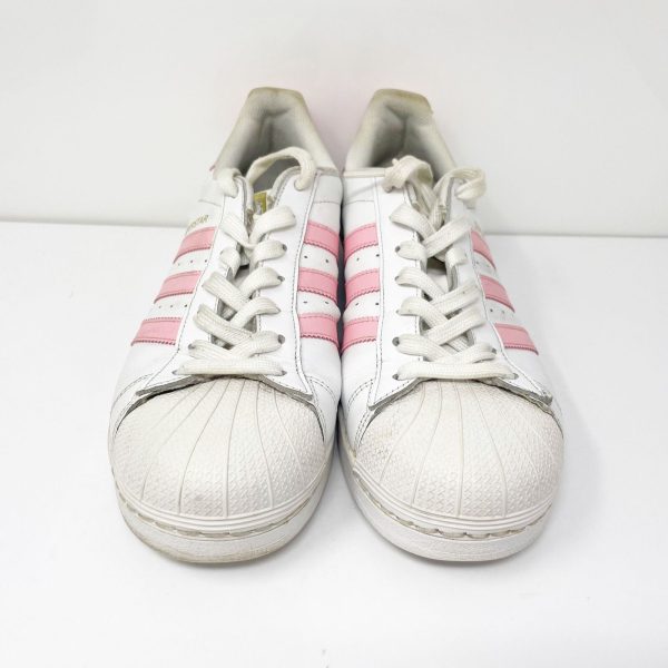 Adidas Womens Superstar BY3724 White Casual Shoes Sneakers Size 9.5 Fashion