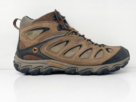 Merrell Mens Pulsate Mid J24749 Brown Hiking Shoes Sneakers Size 13 Online Sale