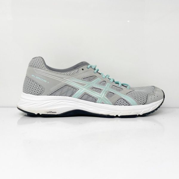 Asics Womens Gel Contend 5 1012A234 Gray Running Shoes Sneakers Size 9.5 Discount