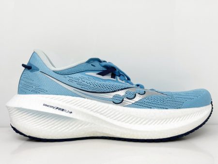 Saucony Womens Triumph 21 S10881-115 Blue Running Shoes Sneakers Size 7.5 Hot on Sale