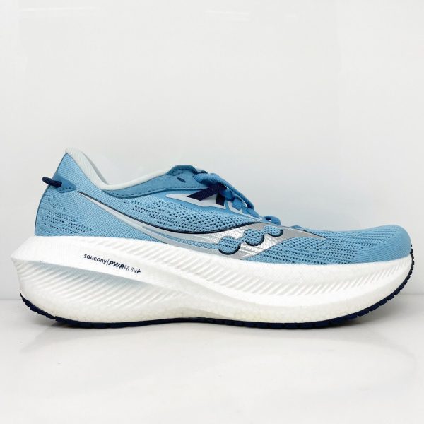 Saucony Womens Triumph 21 S10881-115 Blue Running Shoes Sneakers Size 7.5 Hot on Sale