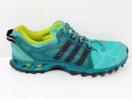 Adidas Womens Kanadia 6 M18456 Blue Running Shoes Sneakers Size 9 For Discount