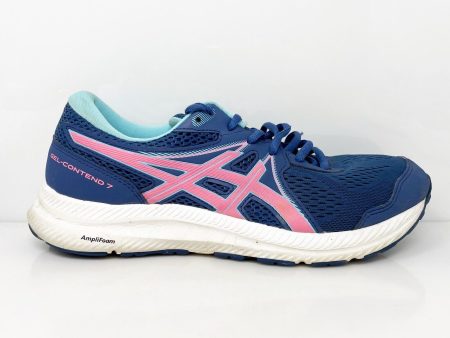 Asics Womens Gel Contend 7 1012B228 Blue Running Shoes Sneakers Size 9.5 Supply