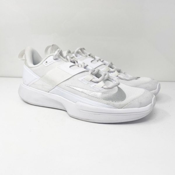 Nike Womens Court Vapor Lite DC3431-133 White Running Shoes Sneakers Size 8 Sale