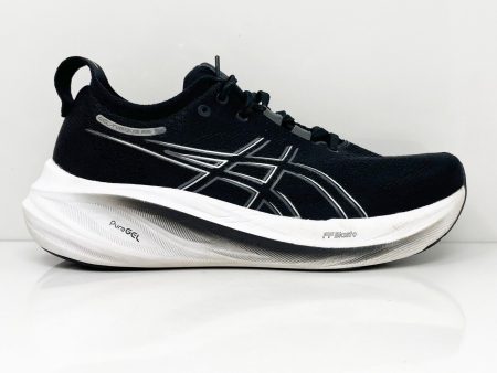 Asics Womens Gel Nimbus 26 1012B601 Black Running Shoes Sneakers Size 9 For Discount