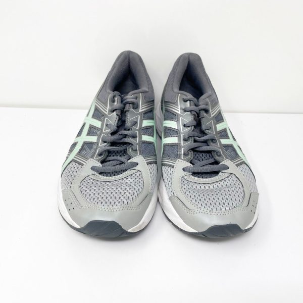 Asics Womens Gel Contend 4 T767N Gray Running Shoes Sneakers Size 8 D Fashion