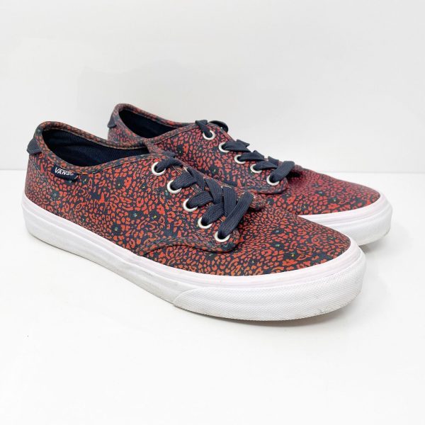 Vans Womens Off The Wall J0F4K Red Casual Shoes Sneakers Size 8 on Sale