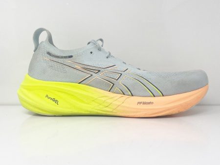 Asics Mens Gel Nimbus 26 1011B928 Gray Running Shoes Sneakers Size 12.5 Fashion