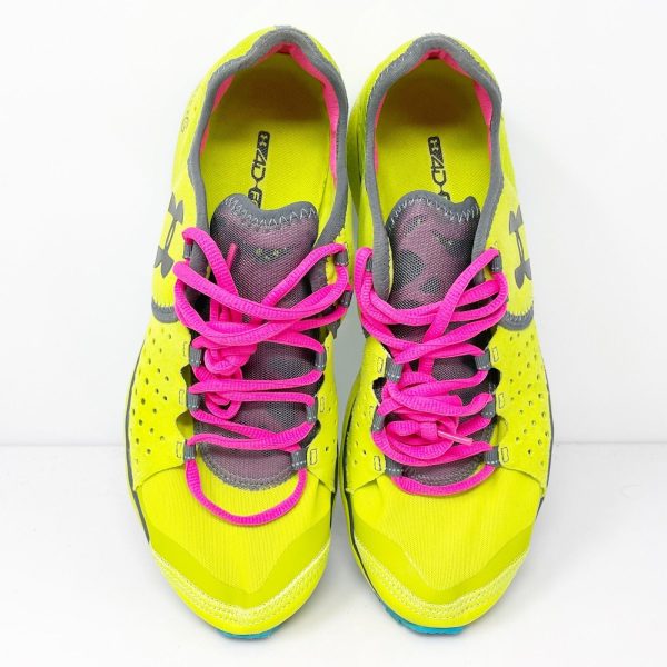 Under Armour Womens Micro G Mantis 12036757 Yellow Running Shoes Sneakers Sz 8.5 For Cheap