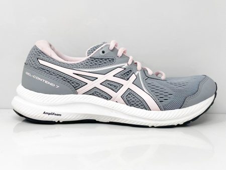 Asics Womens Gel Contend 7 1012A910 Gray Running Shoes Sneakers Size 7 W Online