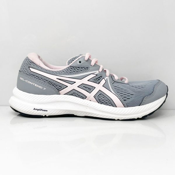 Asics Womens Gel Contend 7 1012A910 Gray Running Shoes Sneakers Size 7 W Online