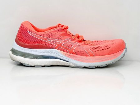 Asics Womens Gel Kayano 28 1012B047 Orange Running Shoes Sneakers Size 7 Online