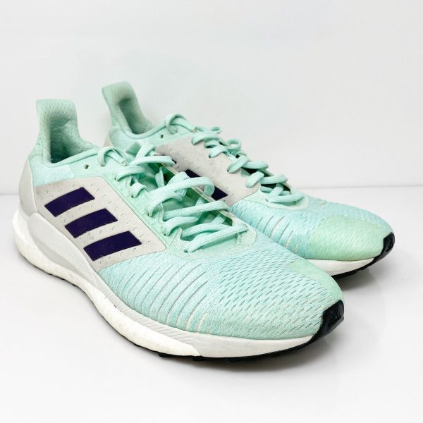 Adidas Womens Solar Glide ST B96308 Green Running Shoes Sneakers Size 10 Supply