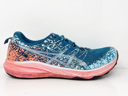 Asics Womens Fuji Lite 2 1012B066 Blue Running Shoes Sneakers Size 8.5 Fashion