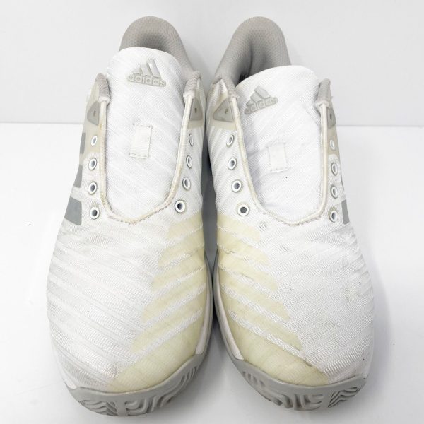 Adidas Womens Barricade Court DB1746 White Running Shoes Sneakers Size 8 Sale