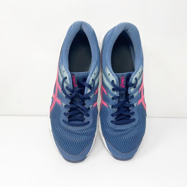 Asics Womens Gel Contend 6 1012A570 Blue Running Shoes Sneakers Size 11 For Discount