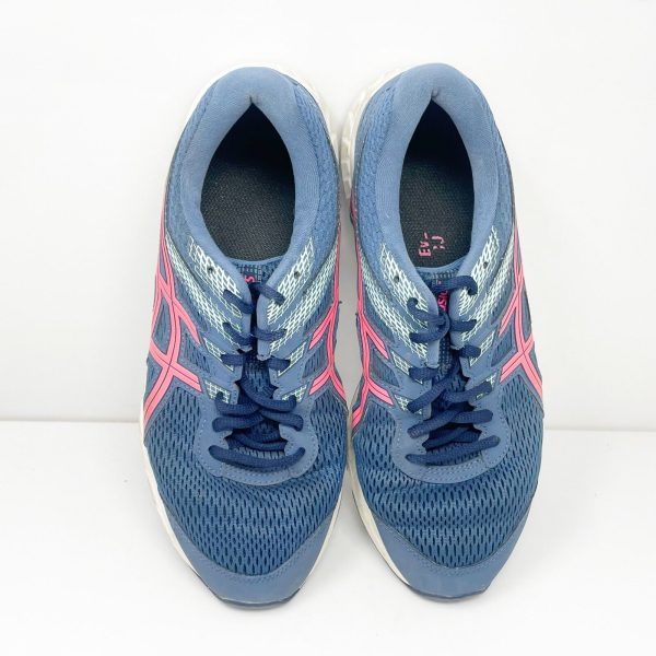 Asics Womens Gel Contend 6 1012A570 Blue Running Shoes Sneakers Size 10 Online Sale