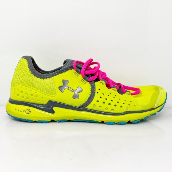 Under Armour Womens Micro G Mantis 12036757 Yellow Running Shoes Sneakers Sz 8.5 For Cheap