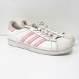 Adidas Womens Superstar BY3724 White Casual Shoes Sneakers Size 9.5 Fashion