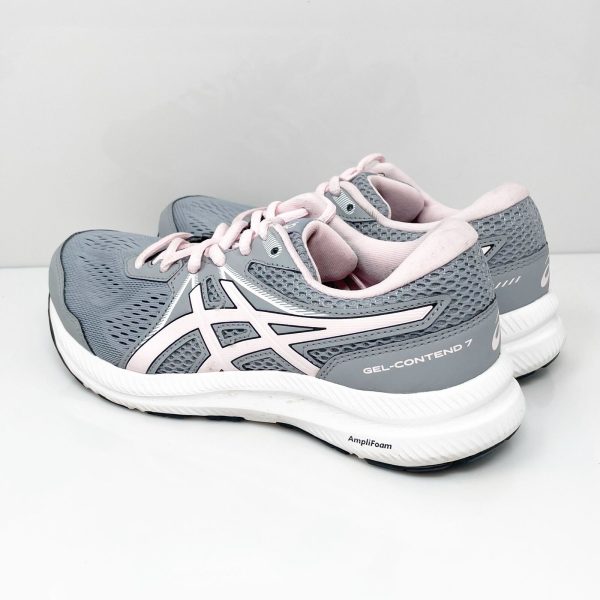 Asics Womens Gel Contend 7 1012A910 Gray Running Shoes Sneakers Size 7 W Online