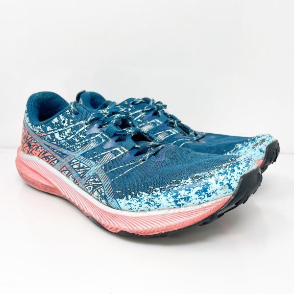 Asics Womens Fuji Lite 2 1012B066 Blue Running Shoes Sneakers Size 8.5 Fashion