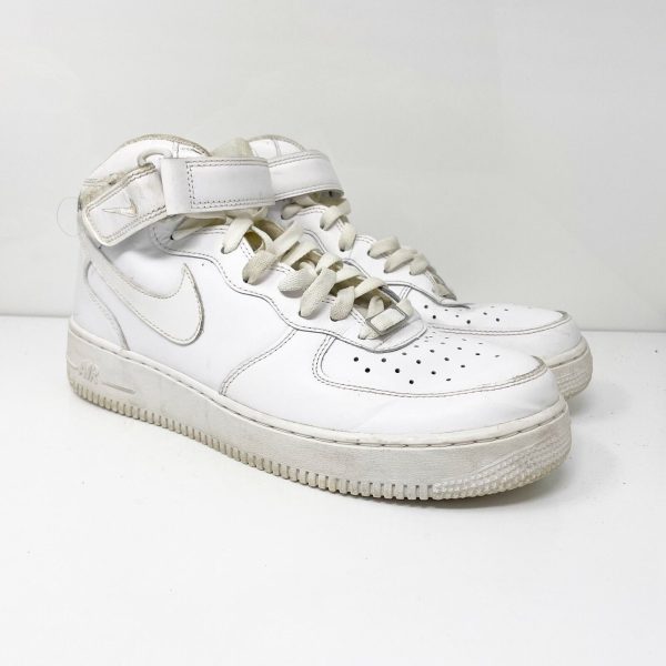 Nike Mens Air Force 1 Mid 07 315123-111 White Basketball Shoes Sneakers Size 9.5 Online now