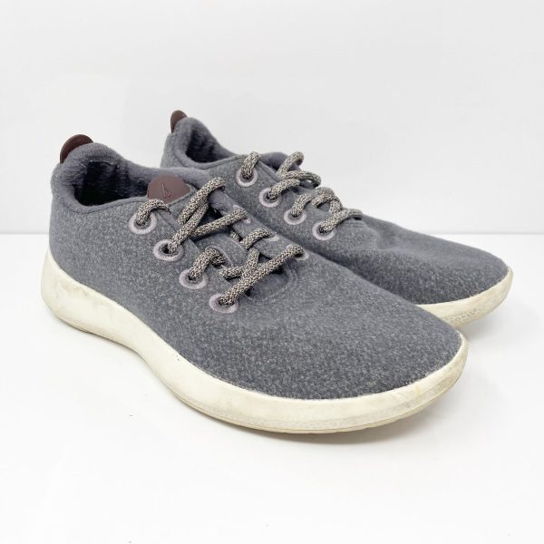 Allbirds Womens Wool Runner Mizzle 0721 NV1 Gray Running Shoes Sneakers Size 7 Hot on Sale