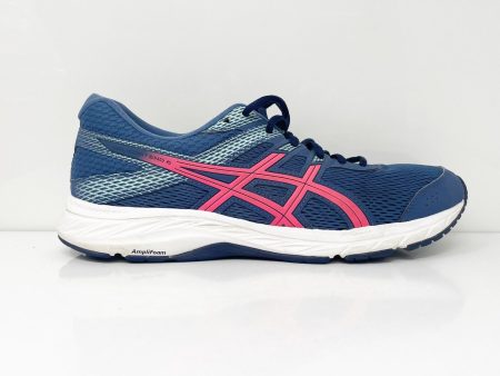 Asics Womens Gel Contend 6 1012A570 Blue Running Shoes Sneakers Size 11 For Discount