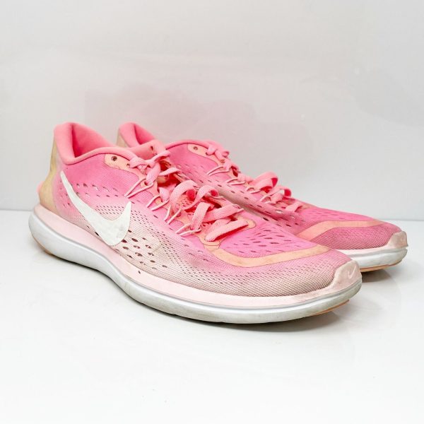 Nike Womens Flex 2017 Run 898476-601 Pink Running Shoes Sneakers Size 8.5 Fashion