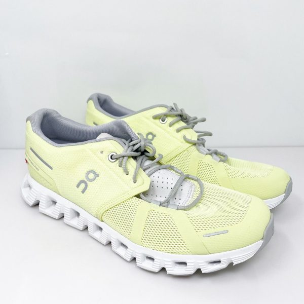 On Womens Cloud 5 Yellow Running Shoes Sneakers Size 8.5 For Sale