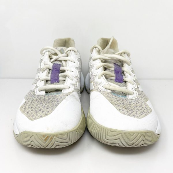 Adidas Womens Gamecourt 2 GW4971 White Running Shoes Sneakers Size 6 on Sale