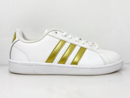 Adidas Womens Cloudfoam Advantage CG5884 White Casual Shoes Sneakers Size 8 on Sale