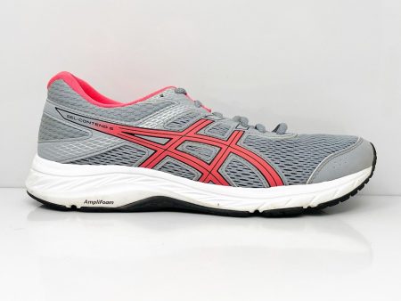 Asics Womens Gel Contend 6 1012A571 Gray Running Shoes Sneakers Size 8.5 W Online Hot Sale