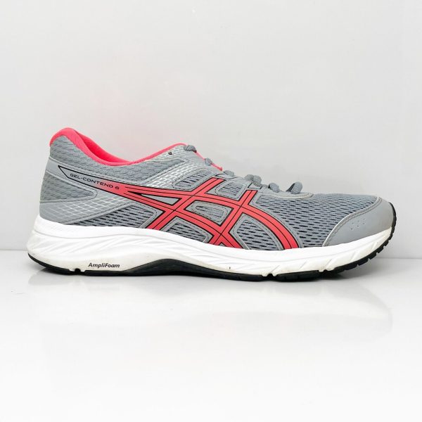 Asics Womens Gel Contend 6 1012A571 Gray Running Shoes Sneakers Size 8.5 W Online Hot Sale