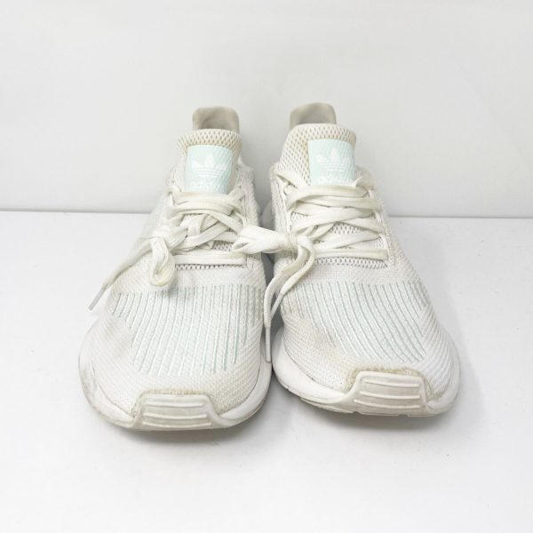 Adidas Womens Swift Run CG4138 White Running Shoes Sneakers Size 10 For Discount