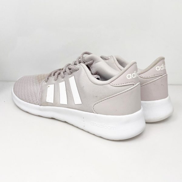 Adidas Womens Cloudfoam QT Racer B43758 Gray Running Shoes Sneakers Size 8 Hot on Sale