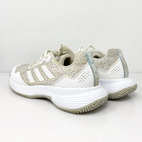 Adidas Womens Gamecourt 2 GW4971 White Running Shoes Sneakers Size 6 on Sale