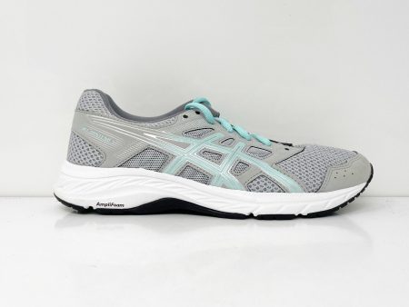 Asics Womens Gel Contend 5 1012A231 Gray Running Shoes Sneakers Size 6.5 W Online Sale