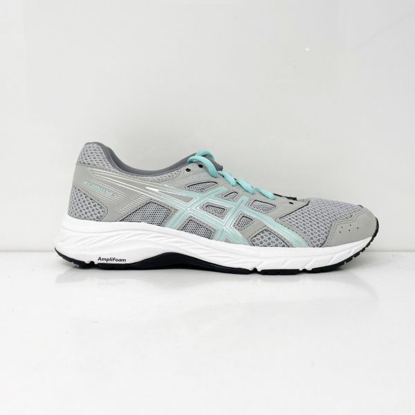 Asics Womens Gel Contend 5 1012A231 Gray Running Shoes Sneakers Size 6.5 W Online Sale