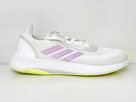 Adidas Womens QT Racer FY5675 White Running Shoes Sneakers Size 9 on Sale