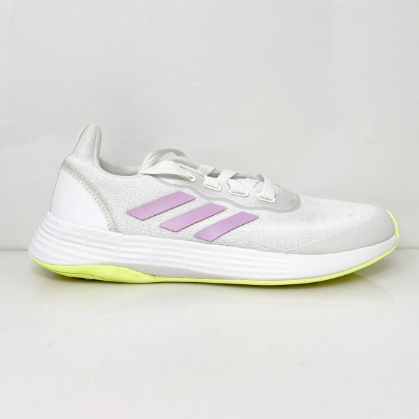 Adidas Womens QT Racer FY5675 White Running Shoes Sneakers Size 9 on Sale