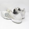 Adidas Womens Barricade Court DB1746 White Running Shoes Sneakers Size 8 Sale