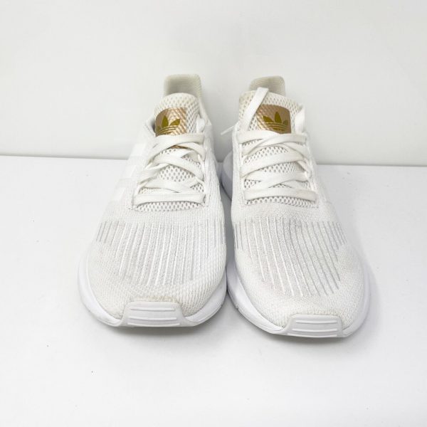 Adidas Womens Swift Run EG9492 White Running Shoes Sneakers Size 8 on Sale