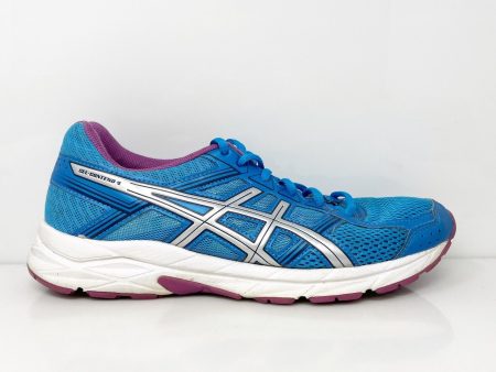 Asics Womens Gel Contend 4 T765N Blue Running Shoes Sneakers Size 8.5 Discount