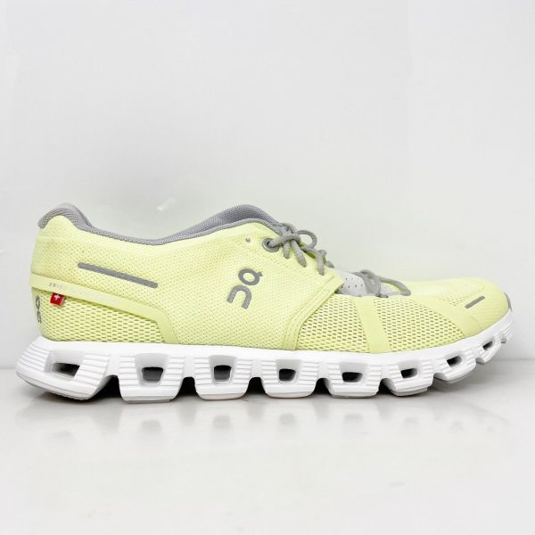 On Womens Cloud 5 Yellow Running Shoes Sneakers Size 8.5 For Sale