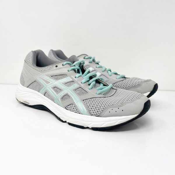 Asics Womens Gel Contend 5 1012A234 Gray Running Shoes Sneakers Size 9.5 Discount