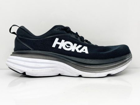 Hoka One One Womens Bondi 8 1127954 BWHT Black Running Shoes Sneakers Size 9.5 D Online Sale