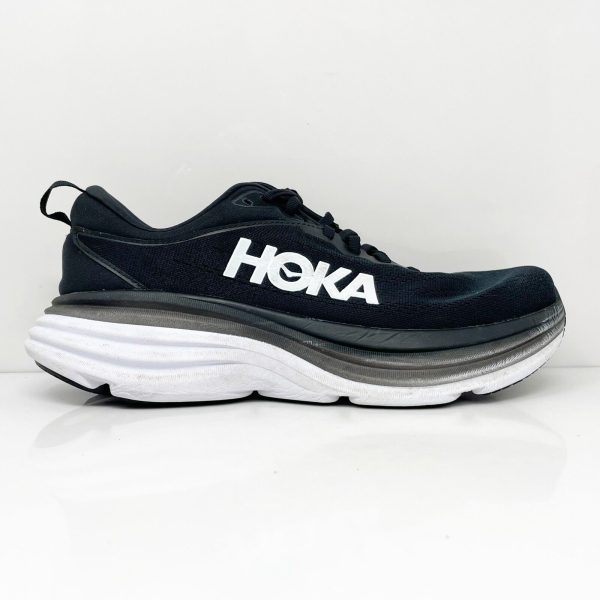 Hoka One One Womens Bondi 8 1127954 BWHT Black Running Shoes Sneakers Size 9.5 D Online Sale