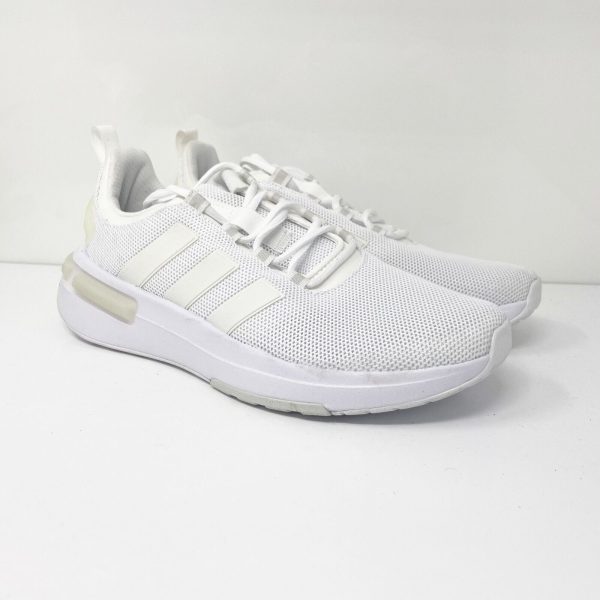 Adidas Womens Racer TR23 IG7347 White Running Shoes Sneakers Size 10 on Sale