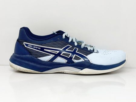 Asics Womens Gel Game 7 1042A036 Blue Running Shoes Sneakers Size 7.5 Discount